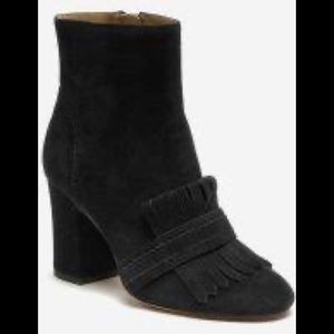 Etienne Aigner Black Suede Marina Booties PRISTINE